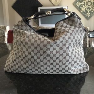 XL GUCCI HORSE BIT  HOBO